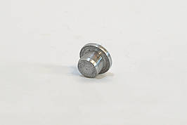 Заглушка леєра до алюмінієвих поручнів тип коло колір Срібло (10211с)