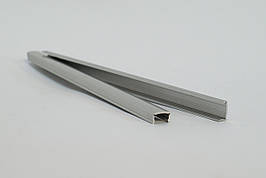 Штапік стійки до алюмінієвих поручнів тип коло колір Срібло 1 пог.м (10105с)