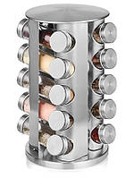 Набір для спецій і приправ 20 баночок, з поворотом на 360/ Баночки для спецій/Касуль для спецій EL0227