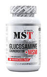 Для суглобів і зв'язок  MST Nutrition Chondroitin - Glucosamine - MSM + HA 90 таблеток, фото 5