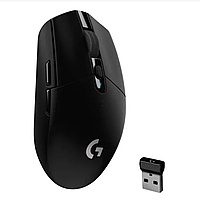 Бездротова комп'ютерна USB Миша Logitech G304 чорного кольору
