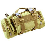 Сумка тактична нессесер, косметичка поясна плечова PK 0111 Milcraft YAKEDA колір Хакі Tan, фото 3