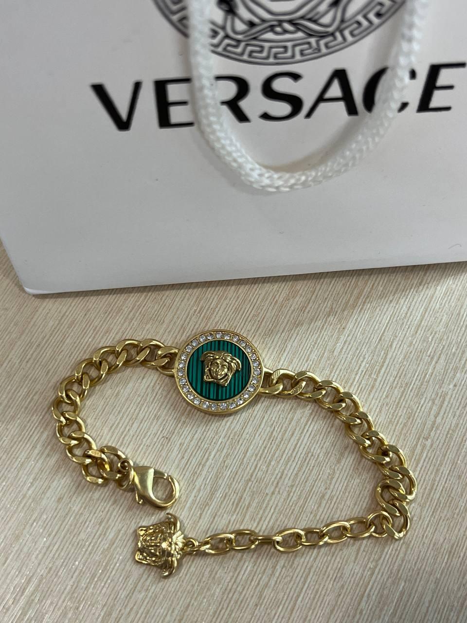 Версаче браслет / Versace браслет-ланцюг із кулоном