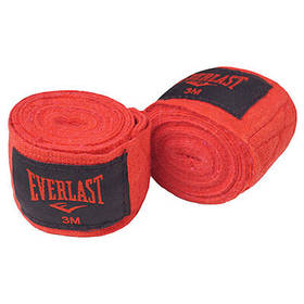 Бинти для боксу, боксерські бинти, бинти боксерські Everlast 3м та 4м в комплекті (604)
