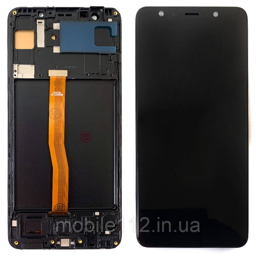 Дисплей (екран) Samsung Galaxy A7 2018 A750F з тачскріном (IN-CELL з рамкою), фото 1