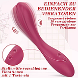 Жіночий вібратор для стимуляції еротичних інтимних зон, стимулятор із вібрацією для точки G, Інтимні іграшки, фото 7