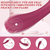 Жіночий вібратор для стимуляції еротичних інтимних зон, стимулятор із вібрацією для точки G, Інтимні іграшки, фото 9