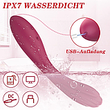 Жіночий вібратор для стимуляції еротичних інтимних зон, стимулятор із вібрацією для точки G, Інтимні іграшки, фото 10