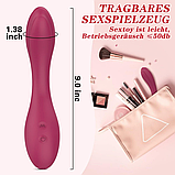 Жіночий вібратор для стимуляції еротичних інтимних зон, стимулятор із вібрацією для точки G, Інтимні іграшки, фото 8