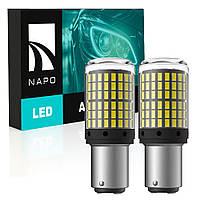 Комплект світлодіодних ламп NAPO LED 1157-3014-144smd P21/5W 1157 BAU15S колір світіння білий 2 шт