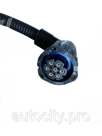 Роз'єм блок-фари передньої ГАЗель кутовий з проводами (DECARO), фото 1