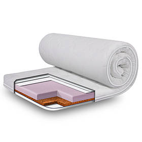 Тонкий матрац на диван "COCOS" трикотажний чохол від ТМ "Eurosleep"