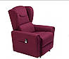 Підйомне крісло з двома моторами (червоне) OSD-BERGERE FM07-1LD-R, фото 2