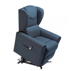 Підйомне крісло з двома моторами (синє) OSD-BERGERE FM09-1LD-R