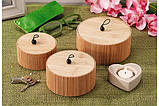 Скринька з натурального бамбука. Ручна робота. Діаметр 8 см, висота 4 см, фото 5