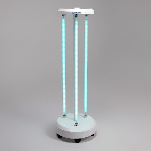 Бактерицидний опромінювач BactoSfera MED 55x3 безозонова кварцова лампа, фото 1