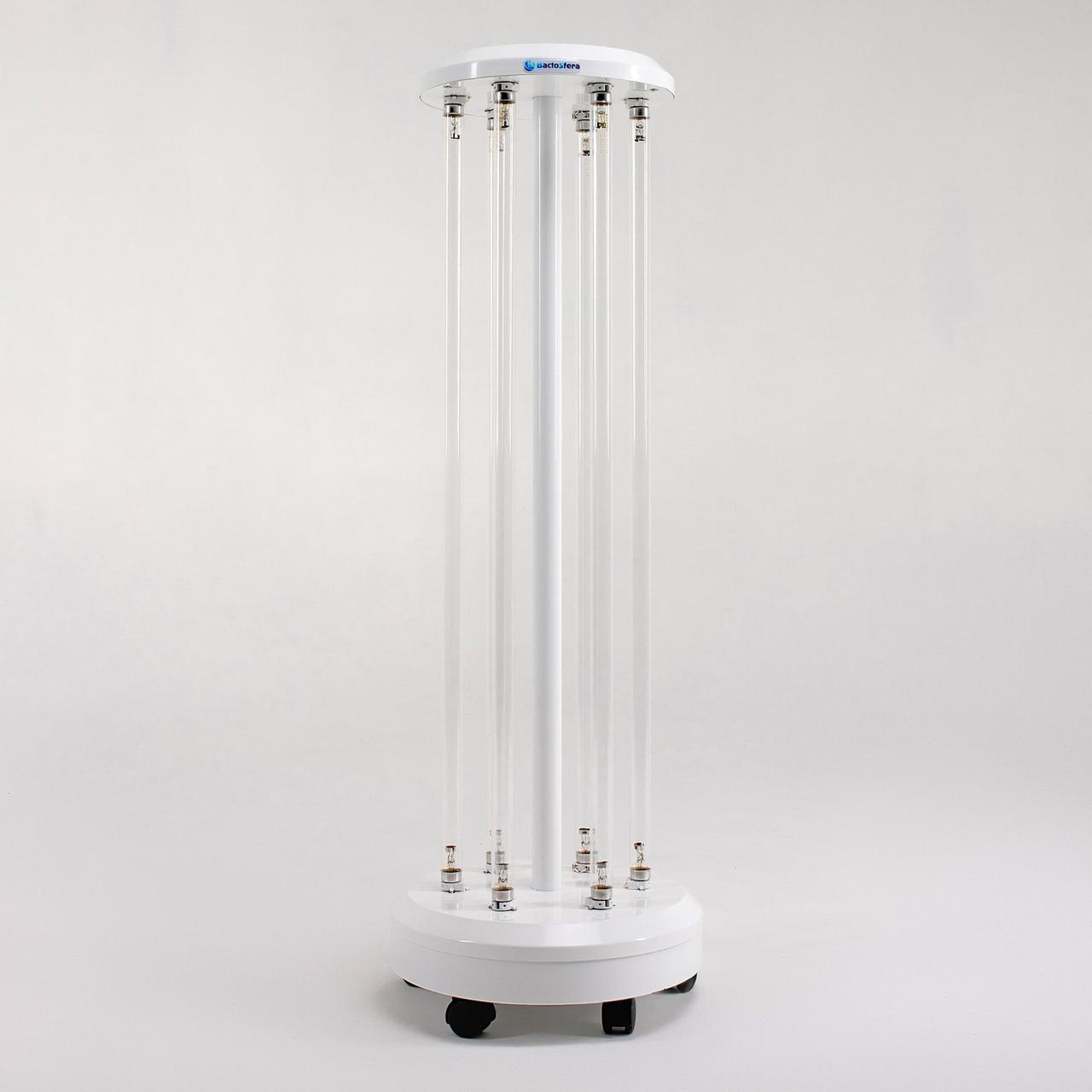 Бактерицидний опромінювач BactoSfera MED 55x6 безозонова кварцова лампа з таймером, фото 1