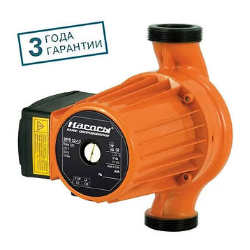 Циркуляційний насос BPS32-12-220 "NPO" + комплект гайок потужність 270 Вт, мах.напір 12.4 м, Qmax 7, фото 1