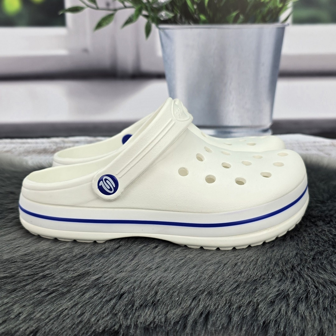 Кроки жіночі Progress білі з синім піна 1488