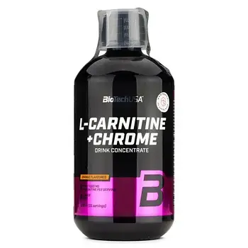 Жироспалювач Bio Tech L-Carnitine 35000 mg + Chrome Liquid 500 ml