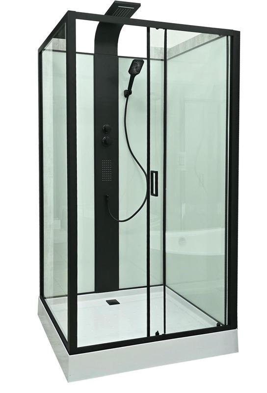 Душовий бокс Veronis BN-11-120 Black 120х90х235