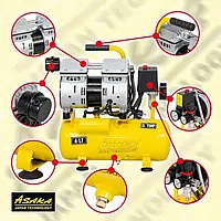 Компресор безмасляний ASAKA 6L ALAC6 LO