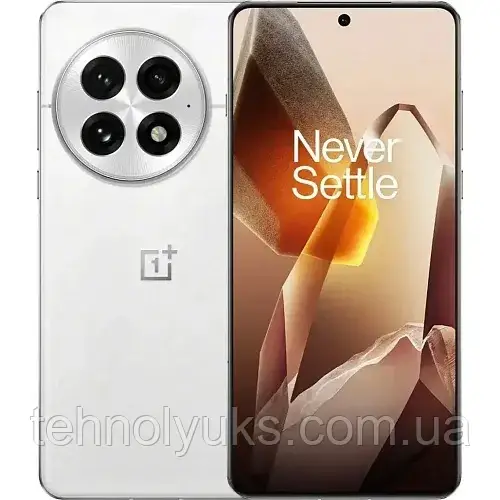 Смартфон OnePlus 13 12/256GB Arctic White, NFC, 5G, 50+50+50/32Мп, Snapdragon 8 Elite, AMOLED 6.82", 6000mAh, фото 1
