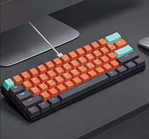 Клавіатура механічна Mucai 60% для геймерів з RGB-підсвіткою для роботи та ігор