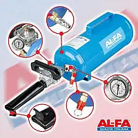 Інфлятор  для ударного накачування шин12 літрів AL-FA