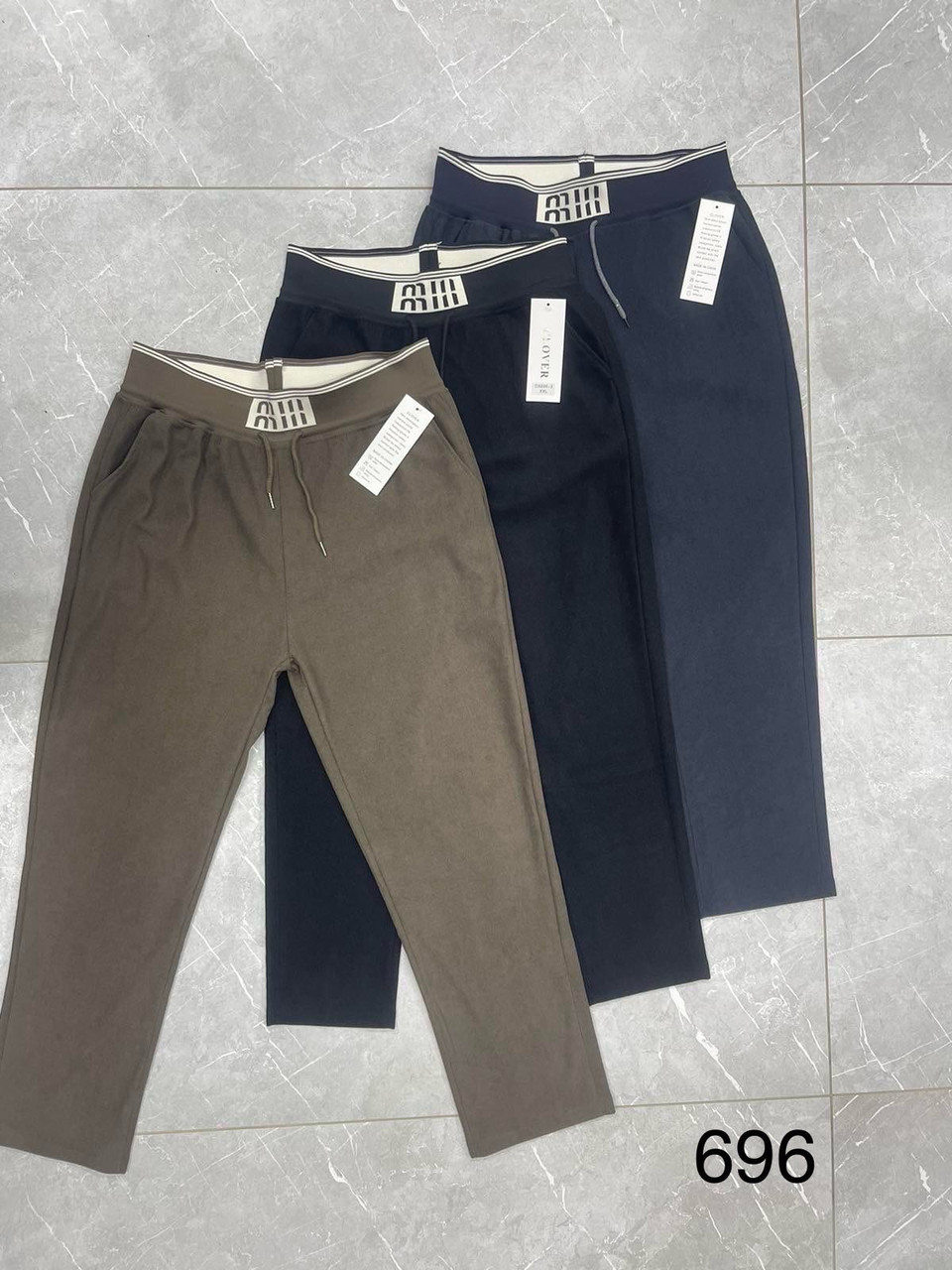 Штани жіночі батал тонка ( 52-60 ) Кольори як фото В упаковці один кольори 5/10 шт, фото 1