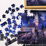 Класичний дерев'яний пазл Гаррі Поттер Замок Гоґвортс (Night) L, фото 5