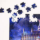 Класичний дерев'яний пазл Гаррі Поттер Замок Гоґвортс (Night) L, фото 6