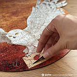 Фігурний дерев'яний пазл Гаррі Поттер Гедвіґа L, фото 4