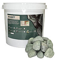 Камінь для лазні Жадеїт (дрібний) обвалований 25 кг