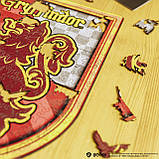 Фігурний дерев'яний пазл Гаррі Поттер Герб Ґрифіндор XL, фото 3