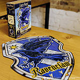 Фігурний дерев'яний пазл Гаррі Поттер Герб Рейвенклов XL, фото 3