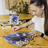 Фігурний дерев'яний пазл Гаррі Поттер Герб Рейвенклов XL, фото 6