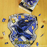 Фігурний дерев'яний пазл Гаррі Поттер Герб Рейвенклов XL, фото 10