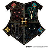 Фігурний дерев'яний пазл Гаррі Поттер Гоґвортс (Black) L, фото 2