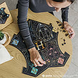 Фігурний дерев'яний пазл Гаррі Поттер Гоґвортс (Black) L, фото 3