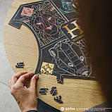 Фігурний дерев'яний пазл Гаррі Поттер Гоґвортс (Black) L, фото 5