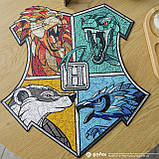 Фігурний дерев'яний пазл Гаррі Поттер Гоґвортс (Colorful) L, фото 6