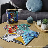 Фігурний дерев'яний пазл Гаррі Поттер Гоґвортс (Colorful) L, фото 7