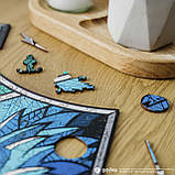 Фігурний дерев'яний пазл Гаррі Поттер Гоґвортс (Colorful) L, фото 10