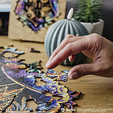 Фігурний дерев'яний пазл Гаррі Поттер Гоґвортс (Neonly) L, фото 4