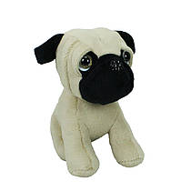 М’яка іграшка, собачка Мопс, 21 см