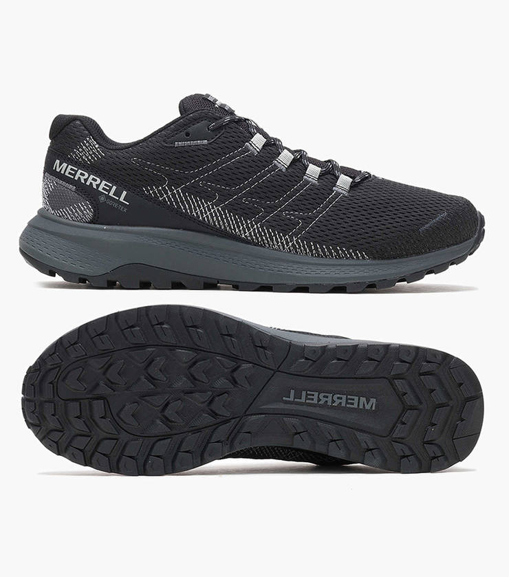 Кросівки трекінгові чоловічі Merrell Fly Strike Gore-Tex Black/Noir, фото 1