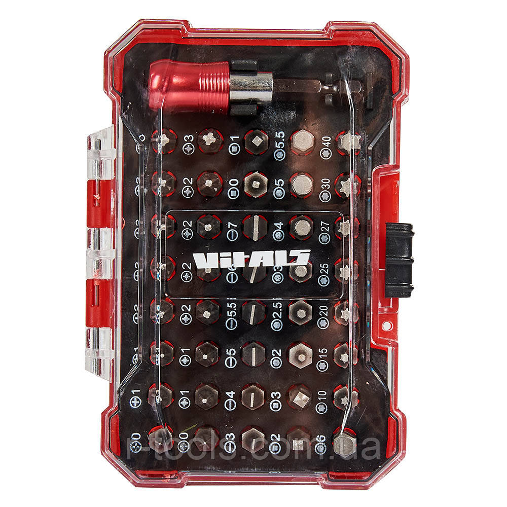 Набір біт із тримачем 41 предмет Vitals 187858, фото 1