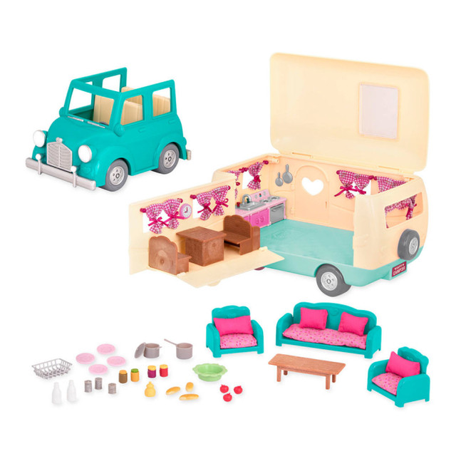 Ігровий набір Li'l Woodzeez Транспорт Кемпер блакитний 6486Z Ігровий набір Li'l Woodzeez Транспорт Кемпер блакитний 6486Z