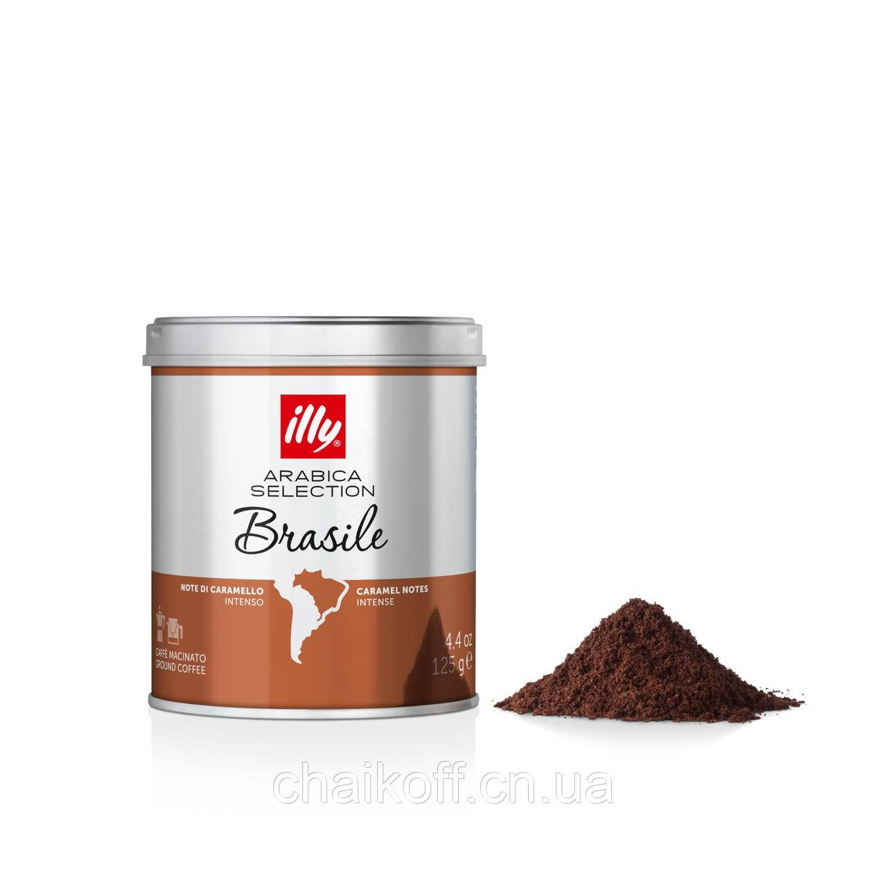 Кава мелена ILLY Monoarabica Brazil 125 г ж/б (Італія)